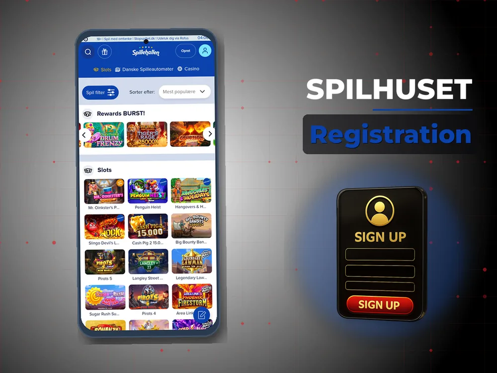 Spilhuset - Registration