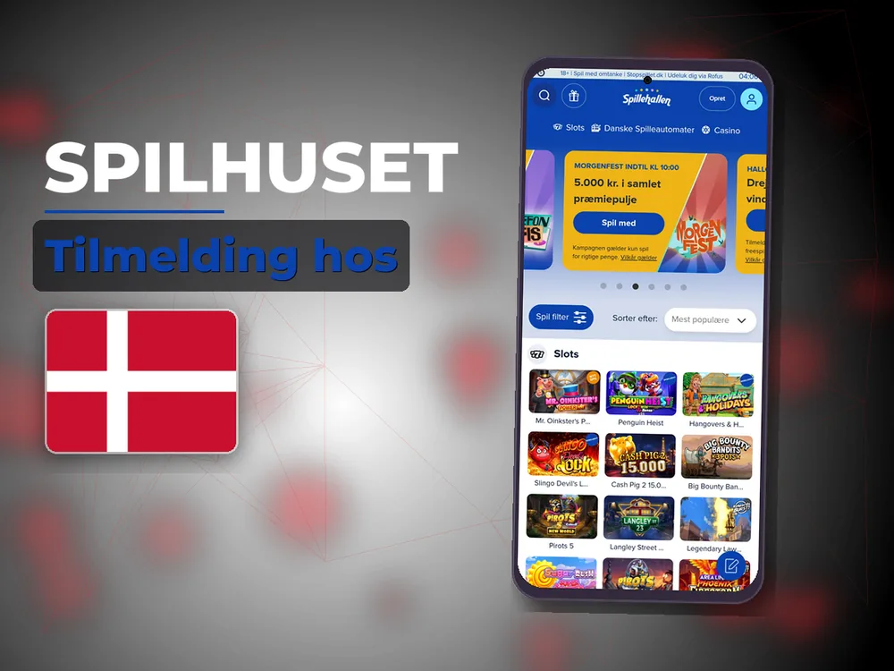 Spilhuset - Tilmelding hos