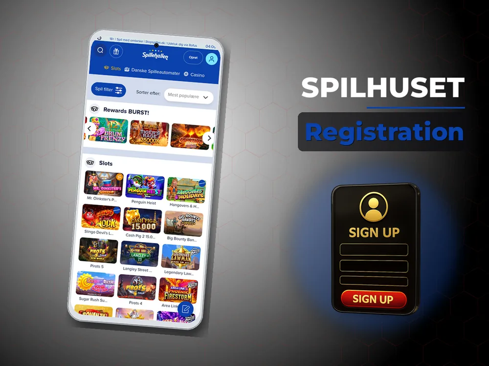 Spilhuset - Registration