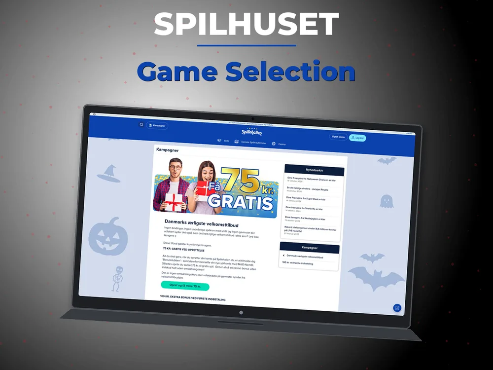 Spilhuset - Game Selection